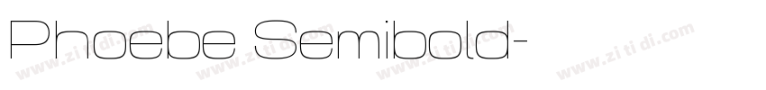 Phoebe Semibold字体转换